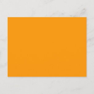 NUR FARBE - Orange Postkarte