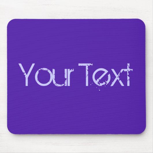 NUR FARBE/Veilchen + Ihr Text Mousepad (Vorne)