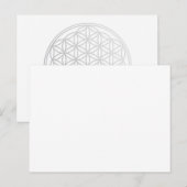 NUR FARBE - Weiß Postkarte (Vorne/Hinten)