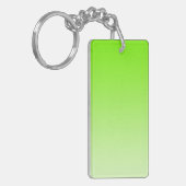 NUR FARBEN - Neongrün Schlüsselanhänger (Vorderseite links)