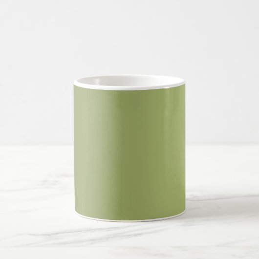 NUR FARBEN - olivgrün Kaffeetasse (Mittel)