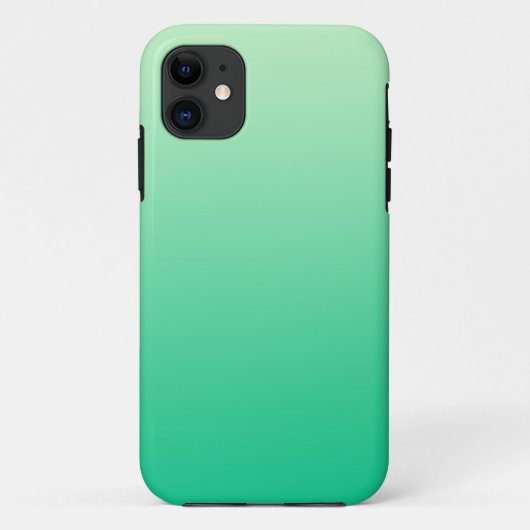 NUR FARBEN - Ozeangrün Case-Mate iPhone Hülle (Rückseite)