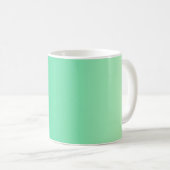 NUR FARBEN - Ozeangrün Kaffeetasse (VorderseiteRechts)