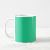 NUR FARBEN - Ozeangrün Kaffeetasse (Links)