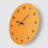 NUR FARBgefälle - orange + uhr face (Winkel)