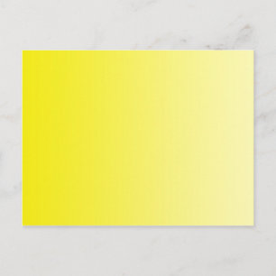 NUR FARBgefälle - Zitrone Postkarte