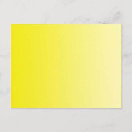 NUR FARBgefälle - Zitrone Postkarte (Vorderseite)