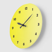 NUR FARBgefälle - Zitrone + Uhr Gesicht (Winkel)