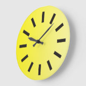 NUR FARBgefälle - Zitrone + Uhr Gesicht I (Winkel)