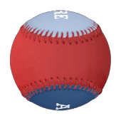 Nur Farbgrade - dunkelblau und dunkelrot Baseball (Rückseite)