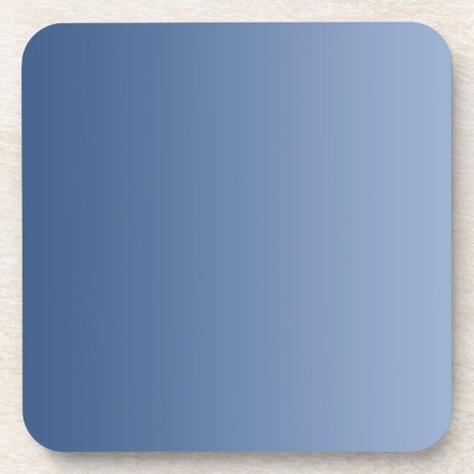 NUR FARBgradienten - blau Getränkeuntersetzer (Vorderseite)