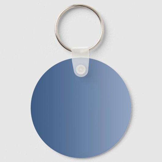 NUR FARBgradienten - blau Schlüsselanhänger (Vorderseite)