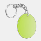 NUR FARBgradienten - Frühlinggrün Schlüsselanhänger (Vorderseite links)