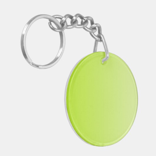 NUR FARBgradienten - Frühlinggrün Schlüsselanhänger (Vorderseite links)
