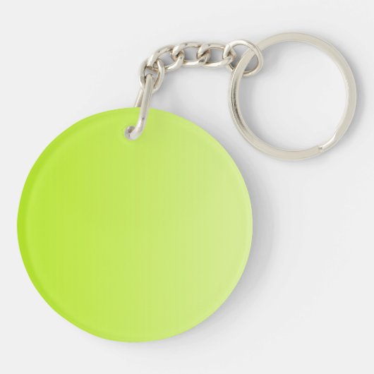 NUR FARBgradienten - Frühlinggrün Schlüsselanhänger (Rückseite)