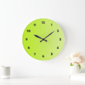 NUR FARBgradienten - Frühlinggrün + Uhr Gesicht (Zuhause)