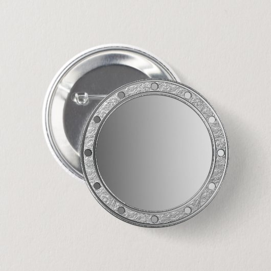 NUR FARBgradienten - grau - Ringe & Dotsilber Button (Vorne & Hinten)