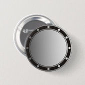 NUR FARBgradienten - grau - Ringe & Punkte schwarz Button (Vorne & Hinten)