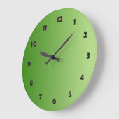 NUR FARBgradienten - grün + Uhr Gesicht (Winkel)