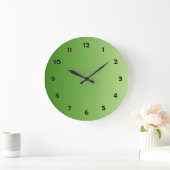 NUR FARBgradienten - grün + Uhr Gesicht (Zuhause)