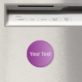 NUR FARBgradienten + Ihr Text Magnet (In Situ (Geschirrspüler))