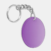 NUR FARBgradienten - lila Schlüsselanhänger (Vorderseite links)
