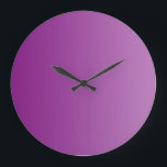 NUR FARBgradienten - Magenta Große Wanduhr<br><div class="desc">Nur Farbe von EDDA Fröhlich komponiert | Vorlage: Hintergrundfarbe für Text oder Bild | Trend: Farbe Ihres Lebens</div>