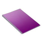 NUR FARBgradienten - Magenta Notizblock (Rechte Seite)