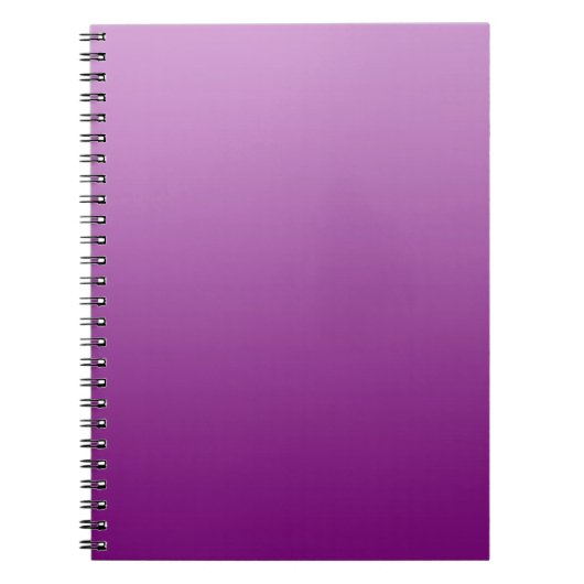 NUR FARBgradienten - Magenta Notizblock (Vorderseite)