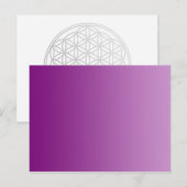 NUR FARBgradienten - Magenta Postkarte (Vorne/Hinten)