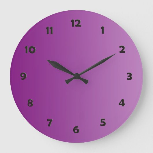 NUR FARBgradienten - Magenta + Uhr Gesicht (Vorderseite)