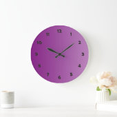 NUR FARBgradienten - Magenta + Uhr Gesicht (Zuhause)