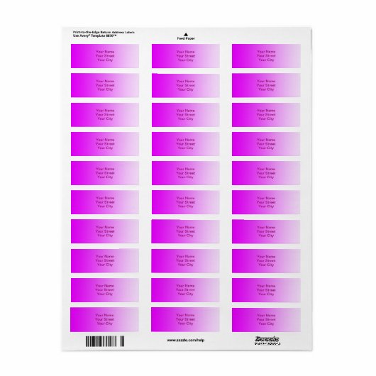 NUR FARBgradienten - Neonrosa (Vorne)