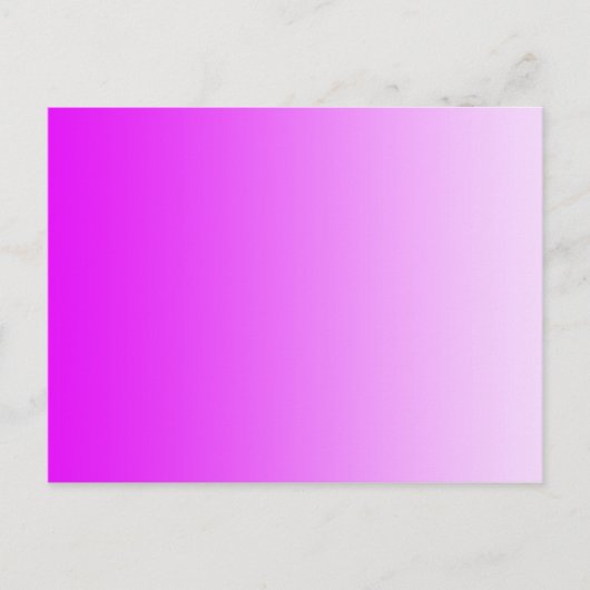 NUR FARBgradienten - Neonrosa Postkarte (Vorderseite)