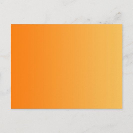 NUR FARBgradienten - orange Postkarte (Vorderseite)