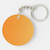 NUR FARBgradienten - orange Schlüsselanhänger (Rückseite)