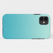 NUR FARBgradienten - Ozeanblau Case-Mate iPhone Hülle (Rückseite (Horizontal))