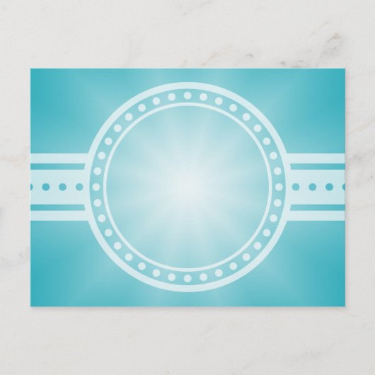 NUR FARBgradienten - Ozeanblauer Star Postkarte (Vorderseite)