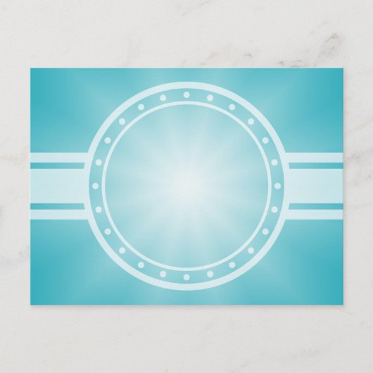 NUR FARBgradienten - Ozeanblauer Star Postkarte (Vorderseite)