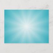 NUR FARBgradienten - Ozeanblauer Star Postkarte (Vorderseite)