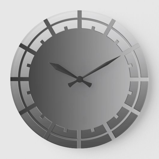 NUR FARBgradienten - Ringuhr auf der Vorderseite g Große Wanduhr (Vorderseite)