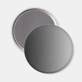 NUR FARBgradienten - schwarz grau Magnet (Vorderseite/Rückseite)