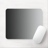 NUR FARBgradienten - schwarz grau Mousepad (Mit Mouse)