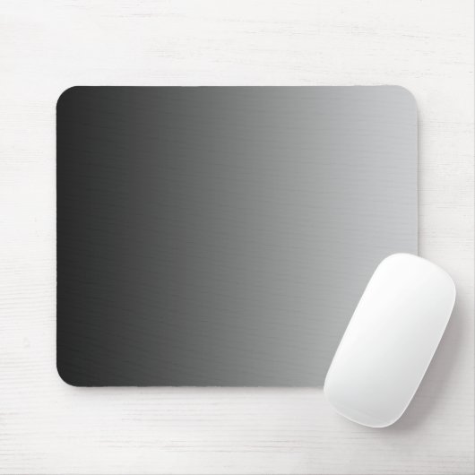NUR FARBgradienten - schwarz grau Mousepad (Mit Mouse)