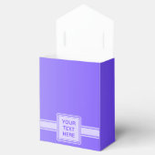 NUR FARBgradienten - Violett + Ihr Text Geschenkschachtel (Geöffnet)