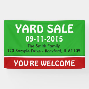 Nur Farbgras grün und Streifen + Ihre Idee Banner