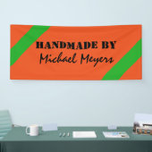 Nur Farbgras Grün & Worte + Ihre Ideen Banner (Messe)