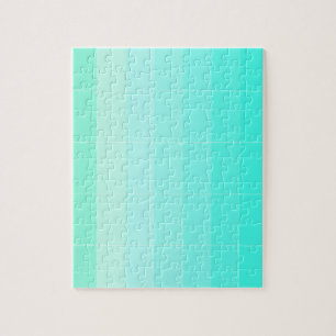 Nur FarbMeergrün Ombre Puzzle