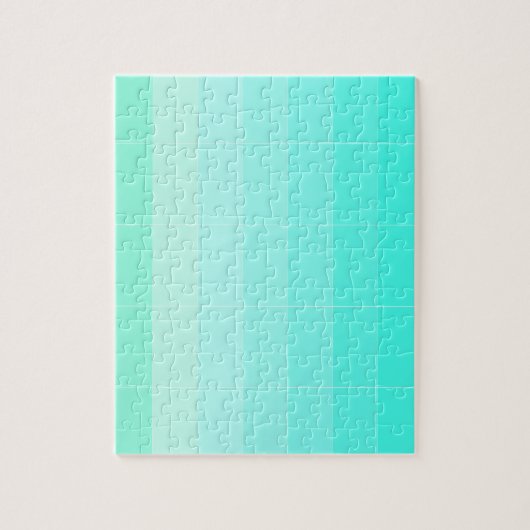 Nur FarbMeergrün Ombre Puzzle (Vertikal)