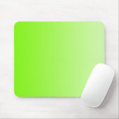 NUR FARBsteigungen - Neongrün Mousepad (Mit Mouse)